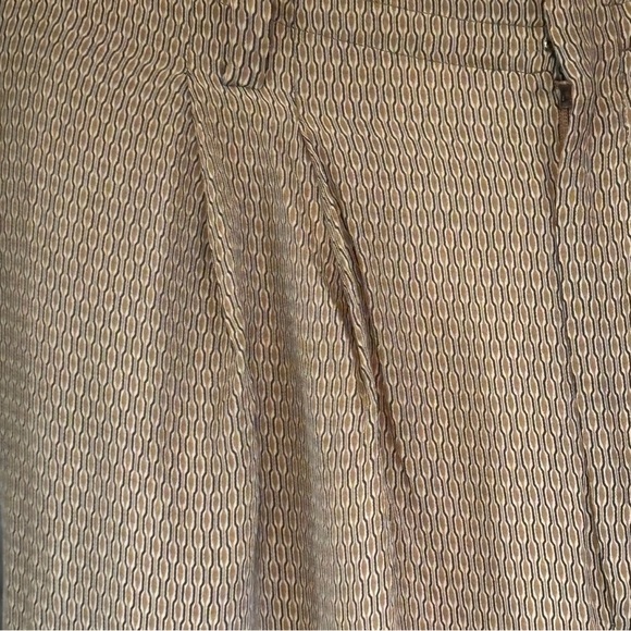 100% Silk Sz 10 Wide Leg Linda Allard Ellen Tracy Pants Pockets Old Money Lined - Picture 7 of 13